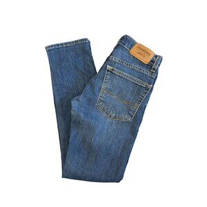 Denizen From Levi's Skinny Jeans Girls 12 Regular Adjustable Waist, Dark Blue